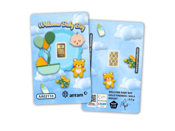 Welcome Baby Boy – 0.5 Gram